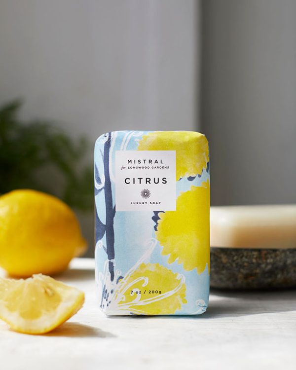 Mistral for Longwood Gardens Citrus Luxury Bar Soap