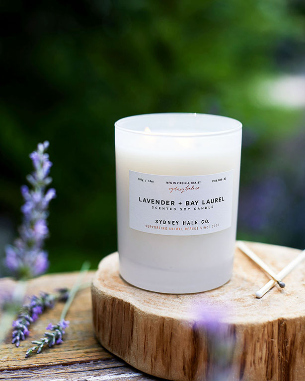 Chanterelle Lemon Thyme Candle - Longwood Gardens