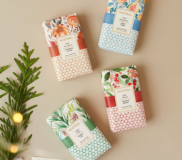 Mistral Holiday Soap Set Gift Box
