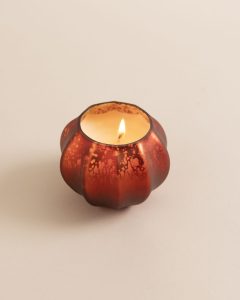 Copper Leaves Candle (2)