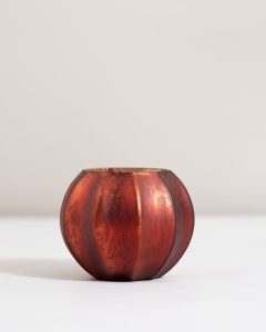 Copper Leaves Candle