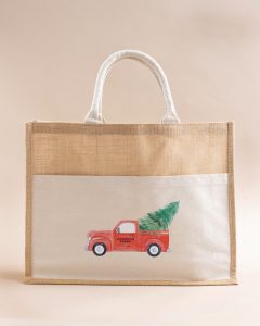Red Truck Tote (2)