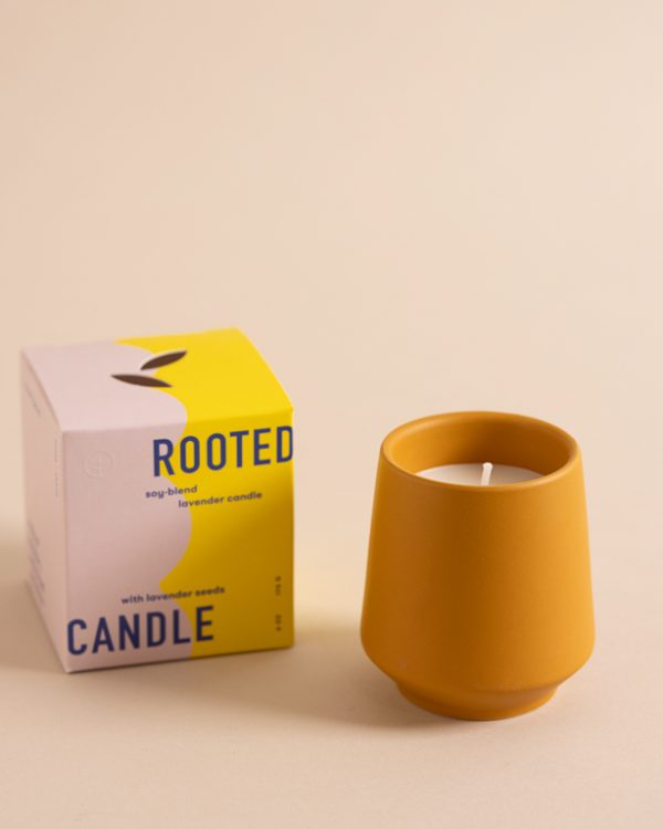 Longwood Rooted Lavender Candle 003
